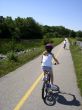 children riding bikes