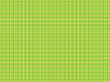 green and orange plaid on a white background
