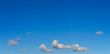 bright sky panorama  with a few clouds