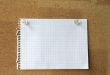 empty sheet on a corkboard
