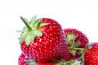 strawberry against white background