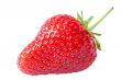 strawberry against white background