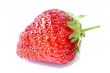 strawberry against white background