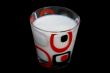 Retro glass of milk.