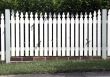 White Garden Fence