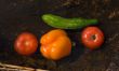 Vegetables for salad