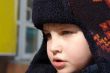 boy in a winter cap