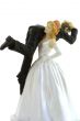 Bride carrying groom.