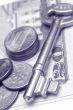 Key and money