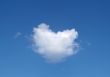 Cloud-heart in the sky.