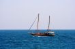 Catamaran in the sea