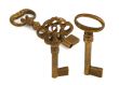 ornamented old keys
