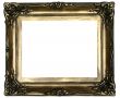 antique frame on white