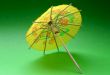 colorful cocktail umbrella