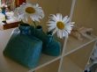 Cheerful Daisies in Ceramic Vases
