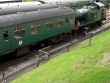steam engine and coach