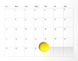 Deadline - Small Magnet On Calendar