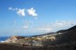 Volcano in Aeolian Islands at summer
