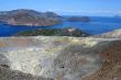 Volcano in Aeolian Islands at summer
