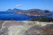 Volcano in Aeolian Islands at summer