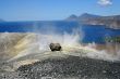 Volcano in Aeolian Islands at summer