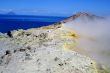 Volcano in Aeolian Islands at summer