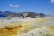 Volcano in Aeolian Islands at summer