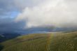 Rainbow in the high in mountain