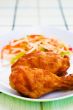 Fried Chicken with Sauce - Caribbean Style