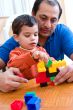 Father and Son Playing
