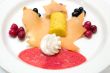 Lemon Custard on a Tuile