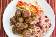 Oxtail Curry with Rice - Caribbean Style