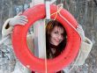 Playing with a life preserver