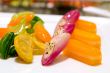 Candy cane and gold beets saute