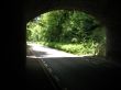 View out of road tunnel