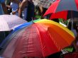 Umbrellas as sunshades