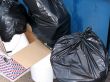 Rubbish out for collection