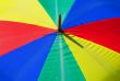 close up of colourful umbrella