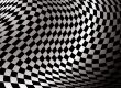 checkered background