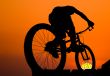 mountain biker silhouette