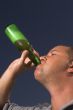 Man Drinking Beer