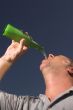 Man Drinking Beer