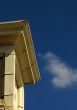 architectural feature against blue sky