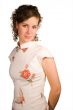 The girl oriental dress