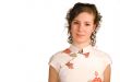 The girl oriental dress