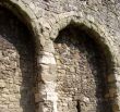Medieval archway in wall