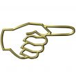 Hand pointing right