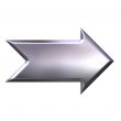 3D Silver Arrow