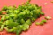 Chopped capsicum aka green peppers