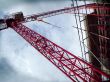 big red crane four